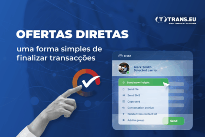 Ofertas diretas: nova funcionalidade na plataforma Trans.eu!