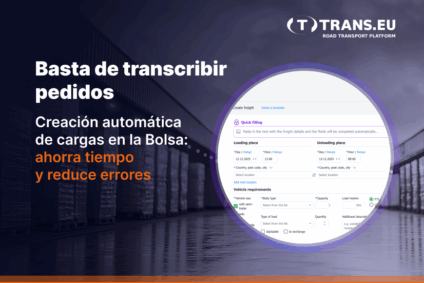 De la entrada manual al clic: Cumplimentación rápida para transitarios